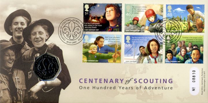 Scouts, 50p Coin Cover