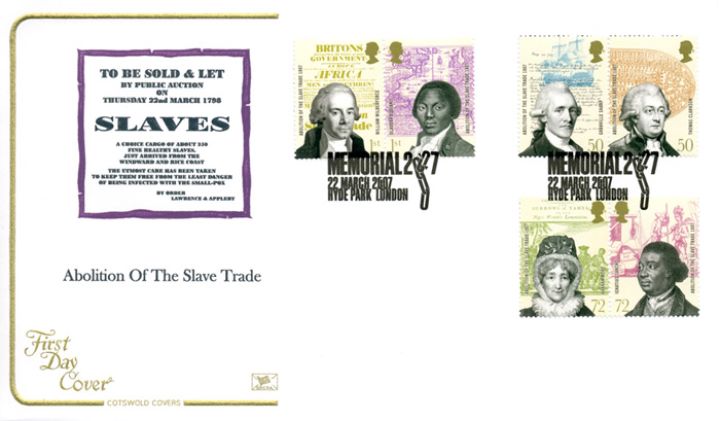 Abolition of the Slave Trade, Public Auction of Slaves Notice