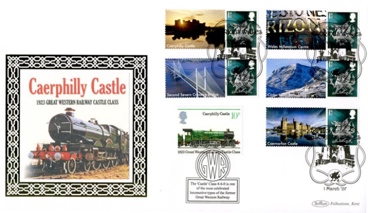 Glorious Wales: Generic Sheet, Caerphilly Castle - GWR Castle Class