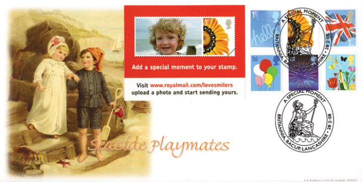 Self Adhesive: 6 x 1st Smilers Advert No. 5, Seaside Playmates