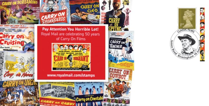Self Adhesive: British Films: 6 x 1st Advert (Carry On), Carry On Film Posters