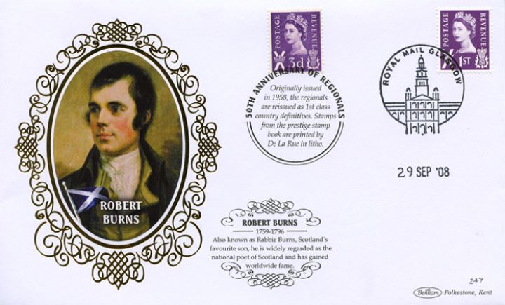 Country Definitives: Miniature Sheet, Robert Burns