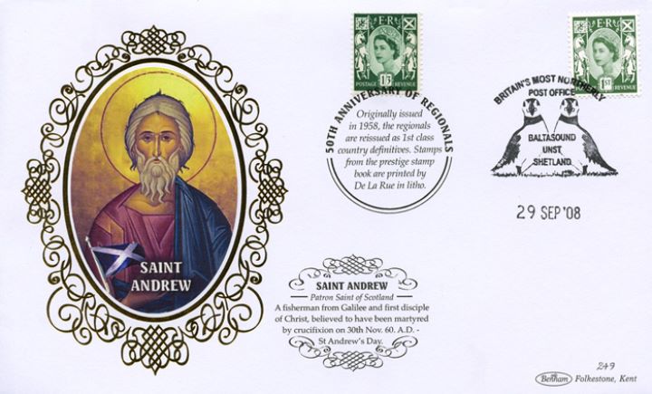 Country Definitives: Miniature Sheet, Saint Andrew