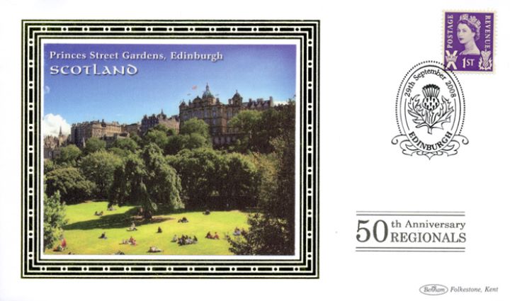 Country Definitives: Miniature Sheet, Princes Street Gardens, Edinburgh