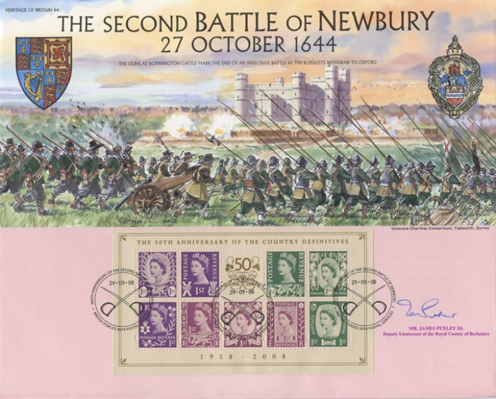 Country Definitives: Miniature Sheet, Second Battle of Newbury