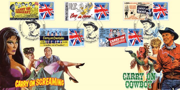 British Films, Stamp Labels from Sheet