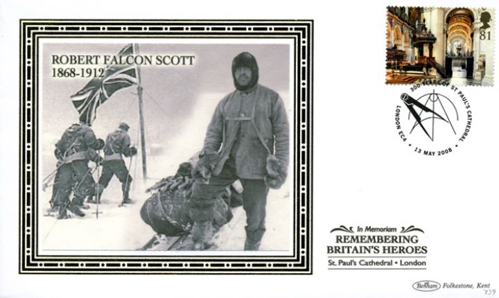 Cathedrals: Miniature Sheet, Robert Falcon Scott