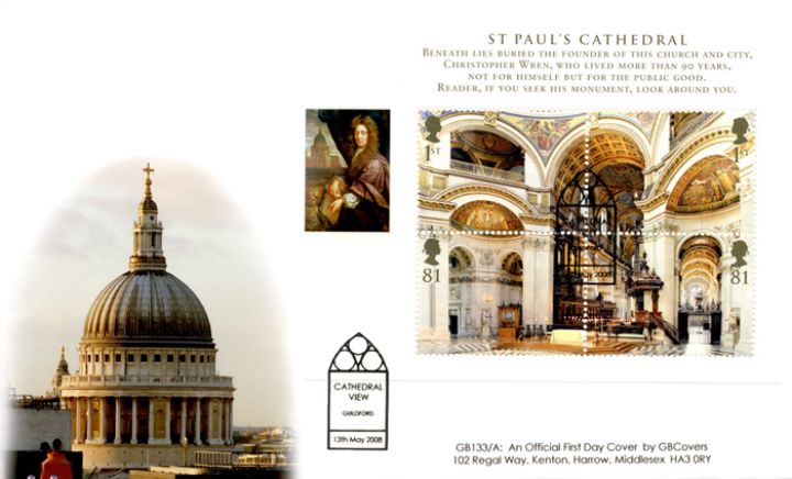 Cathedrals: Miniature Sheet, St Paul's Cathedral