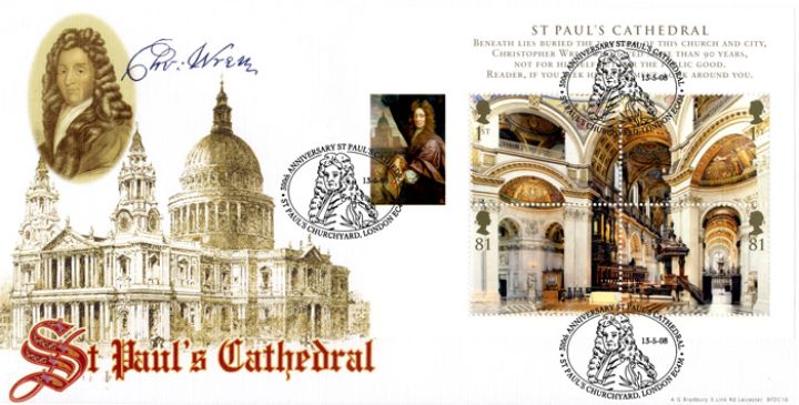 Cathedrals: Miniature Sheet, St Paul's Cathedral