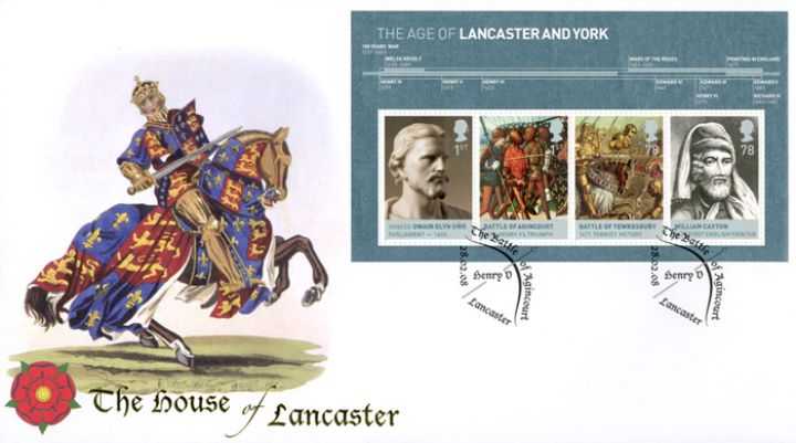 The Houses of Lancaster & York: Miniature Sheet, Knight on Horseback