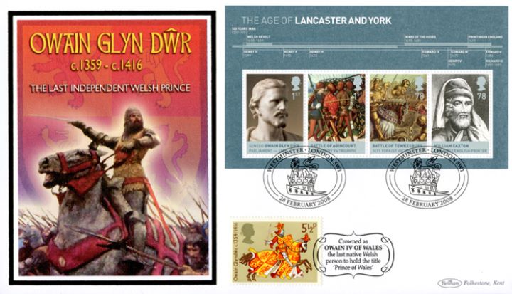 The Houses of Lancaster & York: Miniature Sheet, Owain Glyn Dwr