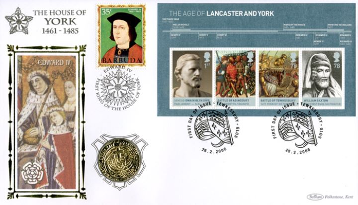 The Houses of Lancaster & York: Miniature Sheet, Edward IV