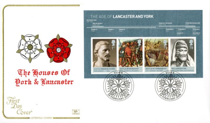 The Houses of Lancaster & York: Miniature Sheet, The two Roses