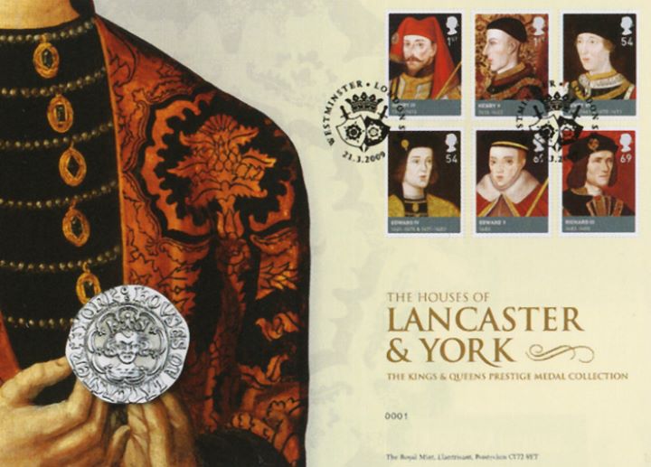 The Houses of Lancaster & York, Medal Cover