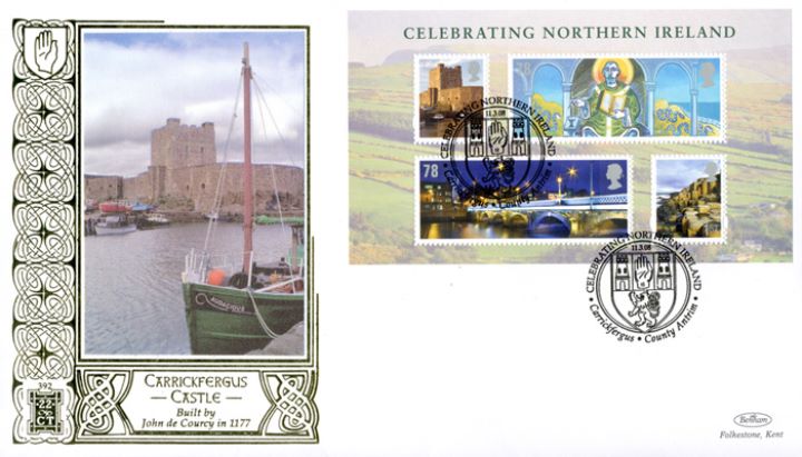 Celebrating Northern Ireland: Miniature Sheet, Carrickfergus Castle