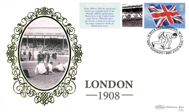 Olympics [Commemorative Sheet], Tug-of-War