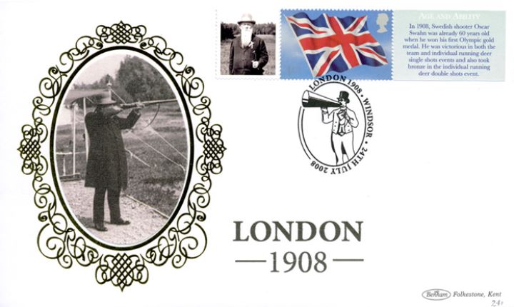 Olympics [Commemorative Sheet], Shooting Champion