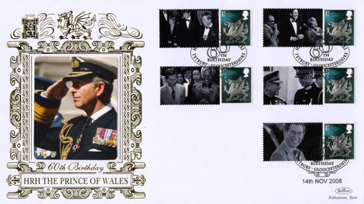 Prince of Wales [Commemorative Sheet], 60th Birthday