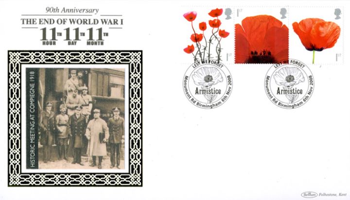 Lest We Forget 2008: Set of three designs, Compiegne 1918