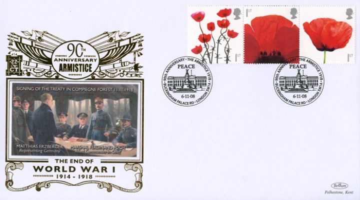 Lest We Forget 2008: Set of three designs, Signing of the Treaty