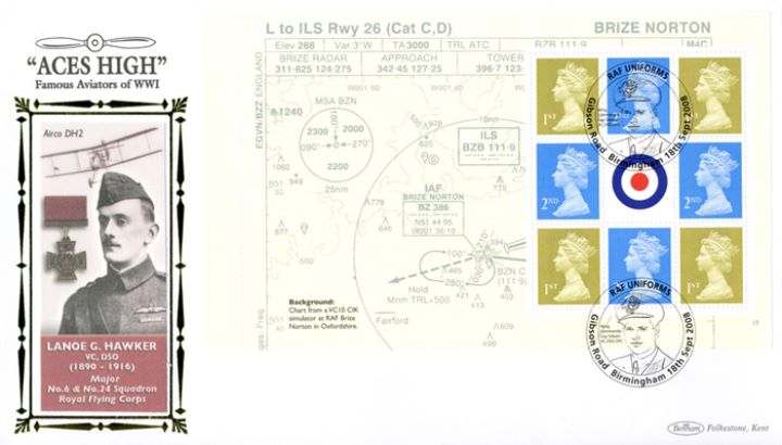 PSB: RAF Uniforms - Pane 3, Lanoe Hawker, VC, DSO