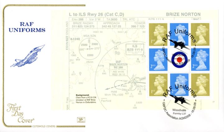 PSB: RAF Uniforms - Pane 3, Chart from VC10 Simulator