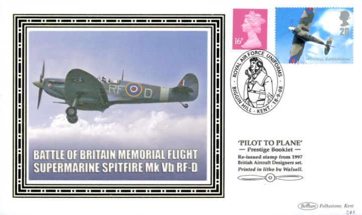 PSB: RAF Uniforms, Spitfire Mk Vb RF-D