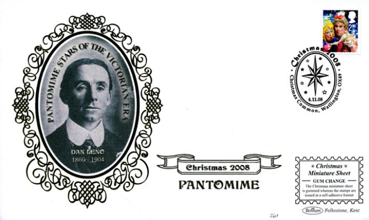 Christmas 2008: Miniature Sheet, Dan Leno