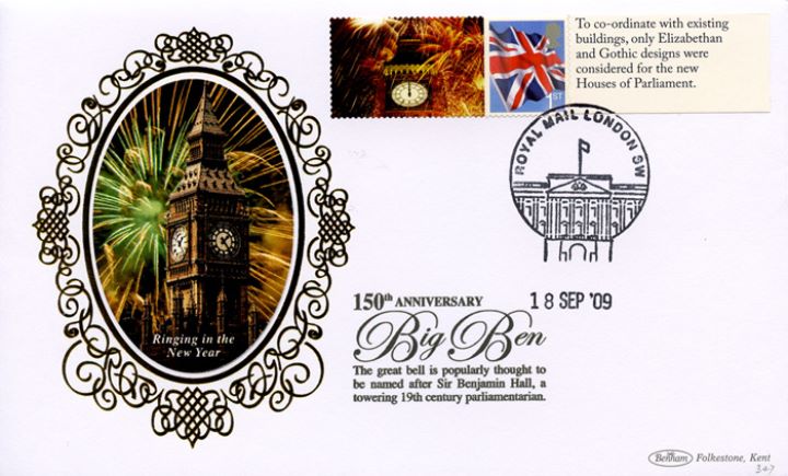 Big Ben [Commemorative Sheet], 150th Anniversasry Fireworks