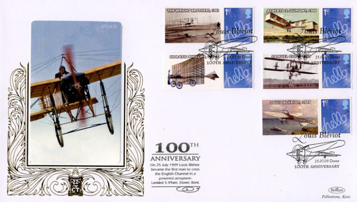 Bleriot Aeroplane, Centenary of crossing English Channel