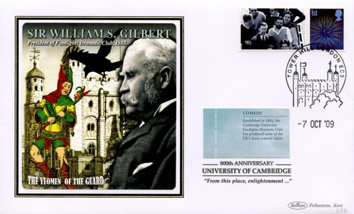 Cambridge University [Commemorative Sheet], Sir William Gilbert