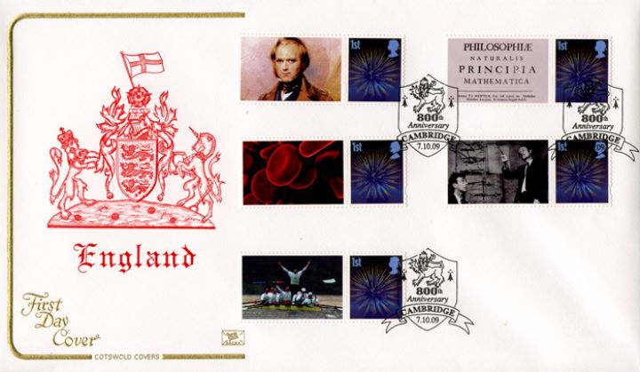 Cambridge University [Commemorative Sheet], Royal Arms