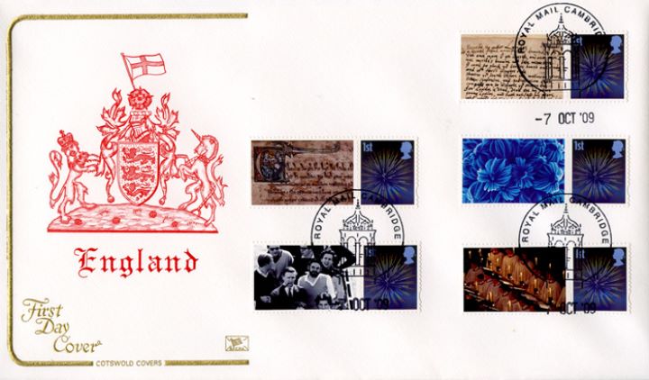 Cambridge University [Commemorative Sheet], Royal Arms