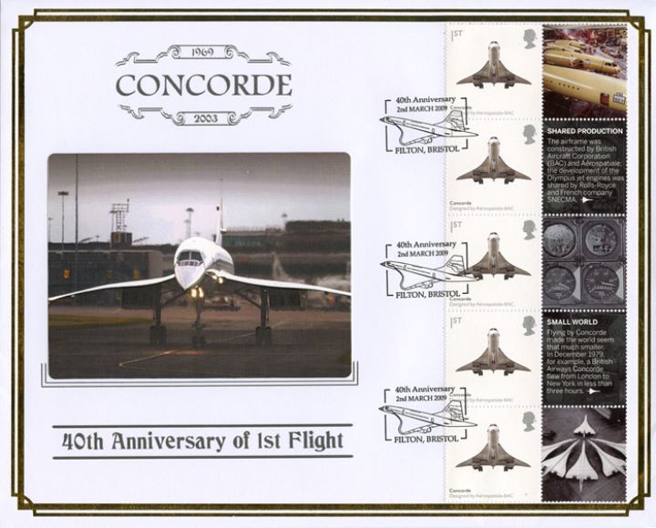 Concorde: Generic Sheet, 40th Anniversary of 1st Flight