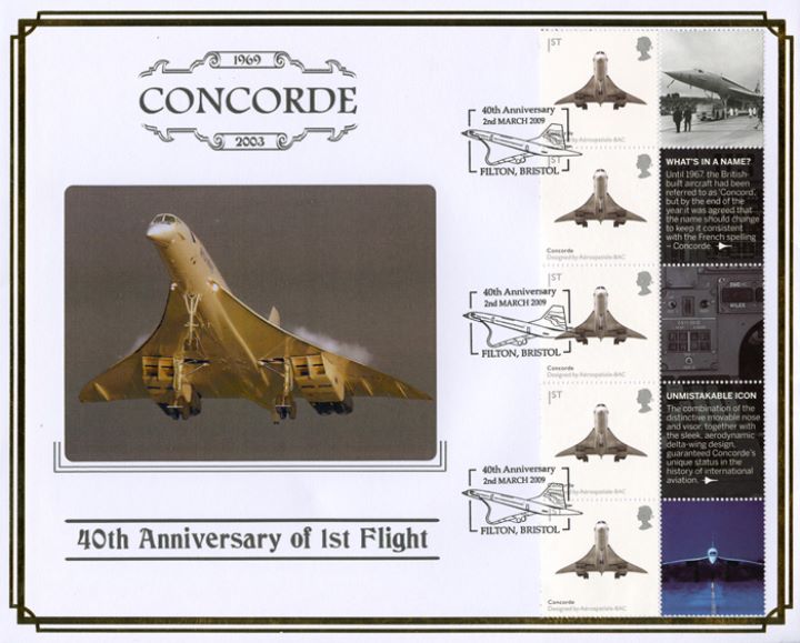 Concorde: Generic Sheet, 40th Anniversary of 1st Flight