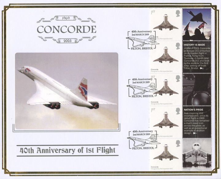 Concorde: Generic Sheet, 40th Anniversary of 1st Flight