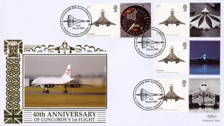 Concorde: Generic Sheet, 40th Anniversary of Concorde's 1st Flight