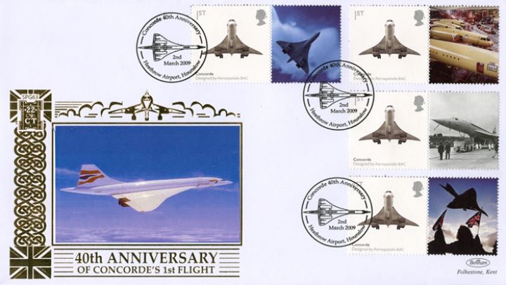 Concorde: Generic Sheet, 40th Anniversary of Concorde's 1st Flight