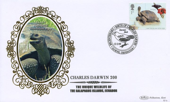 Charles Darwin: Miniature Sheet, Giant Tortoise