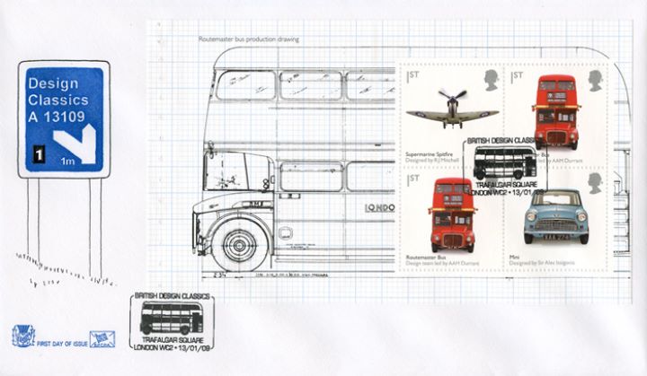 PSB: Design Classics - Pane 2, Motorway Sign