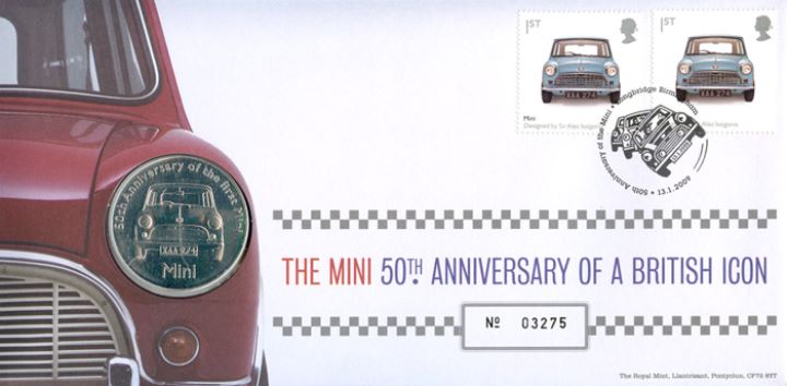 Design Classics, The Austin Mini Medal Cover