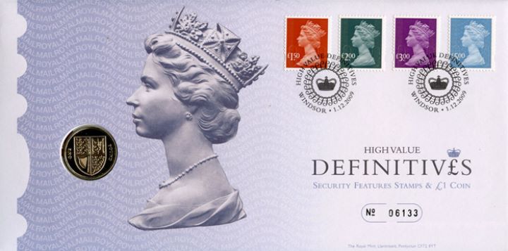 Machins (EP): High Values Security Features, Queen Elizabeth II