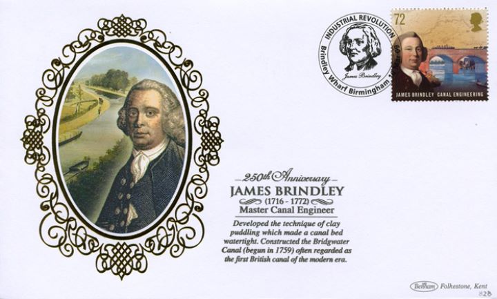 Pioneers of the Industrial Revolution, James Brindley