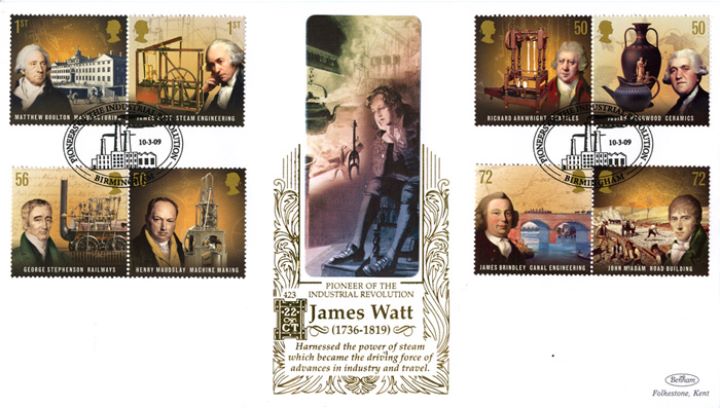 Pioneers of the Industrial Revolution, James Watt