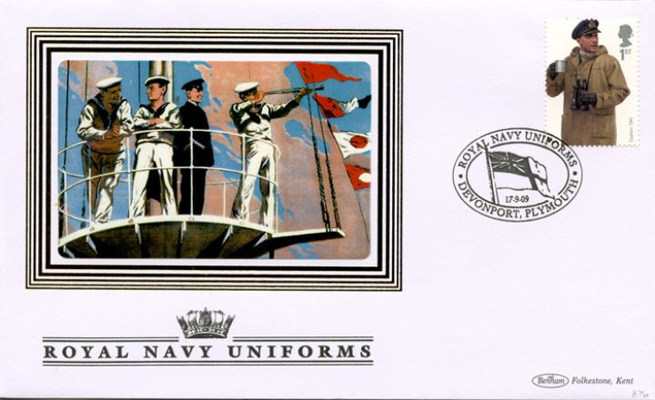 Navy Uniforms, On look out from Crow's Nest