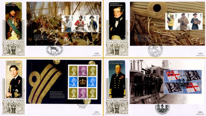 PSB: Navy Uniforms, Portraits from the Past set of 4