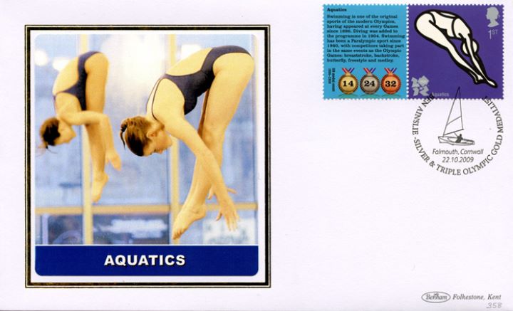 Olympic Games 1 [Commemorative Sheet], Aquatics