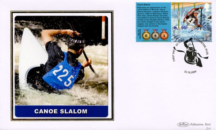 Olympic Games 1 [Commemorative Sheet], Canoe Slalom