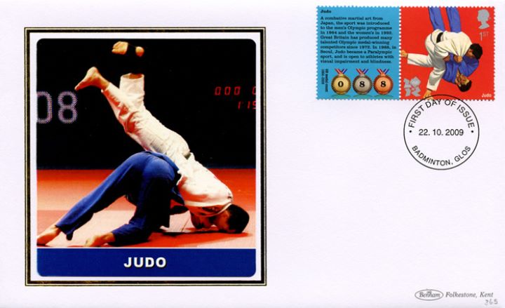 Olympic Games 1 [Commemorative Sheet], Judo