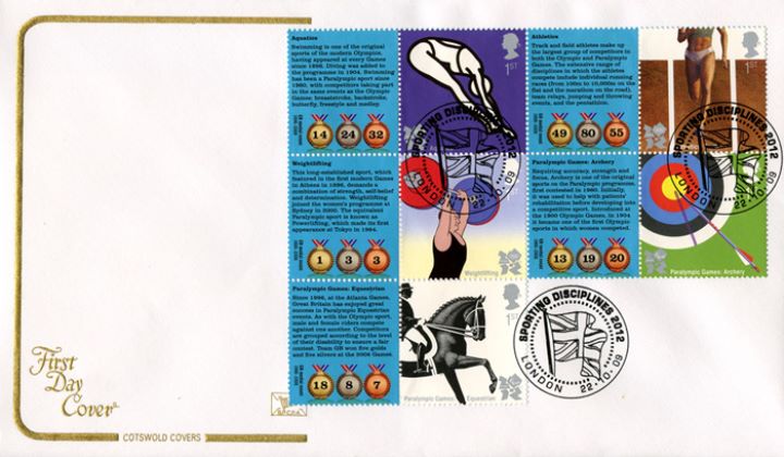 Olympic Games 1 [Commemorative Sheet], Sporting Disciplines